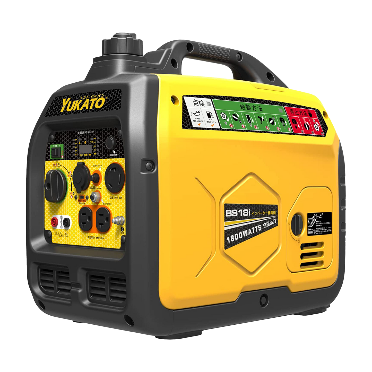YUKATO BS18i インバーター発電機 1800W